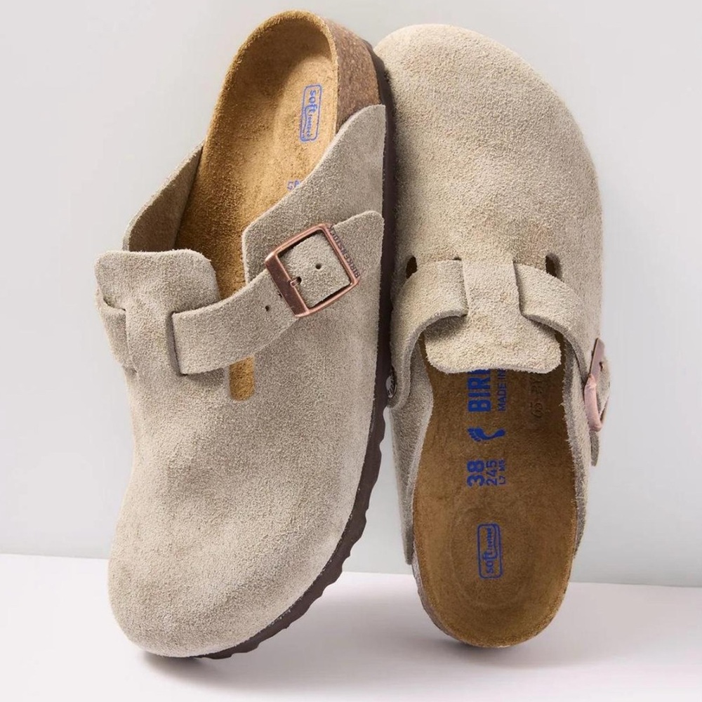 Birkenstock Suede Sandals - Tan